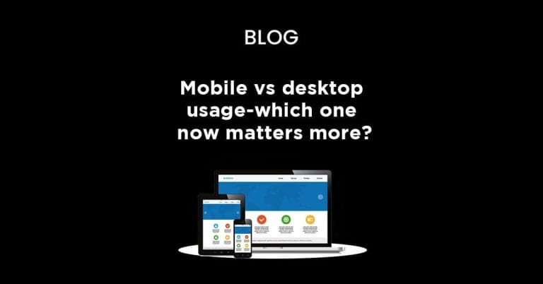 Mobile vs Desktop usage